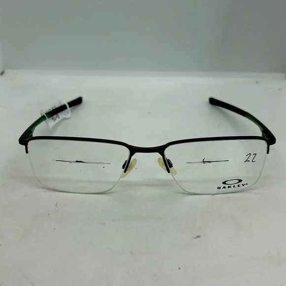 Oakley OX3218 Socket 5.5 Eyeglasses Frames RXable Satin Pewter NWT